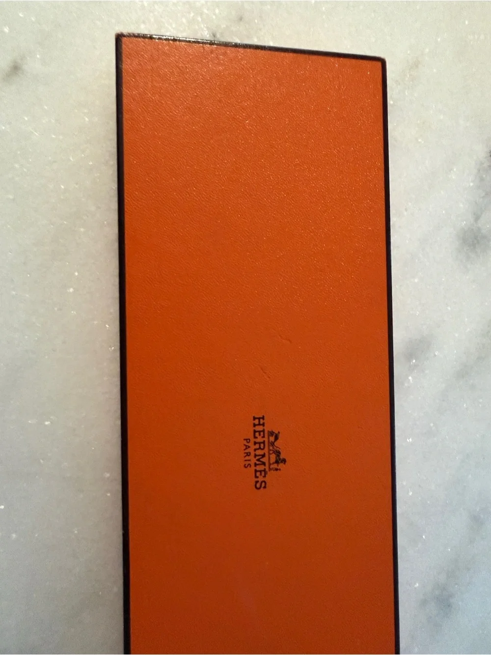 Hermes Orange Signature Watch or Bracelet Box